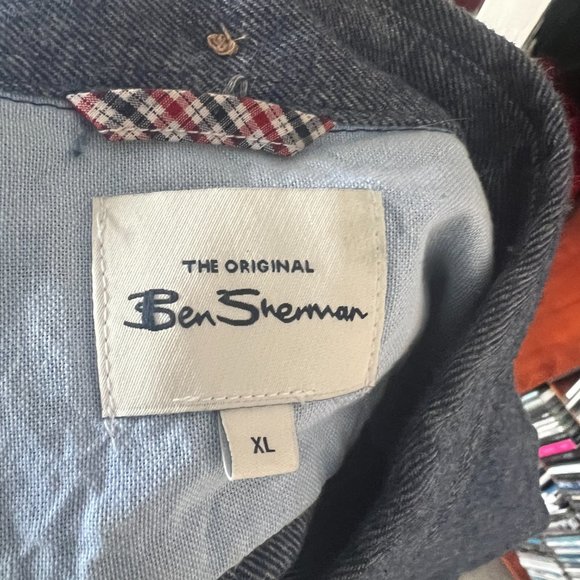 Ben Sherman Twill Flannel Long-Sleeve Shirt - Picture 2 of 5